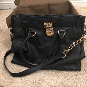 Michael Kors Purse - Black and Gold